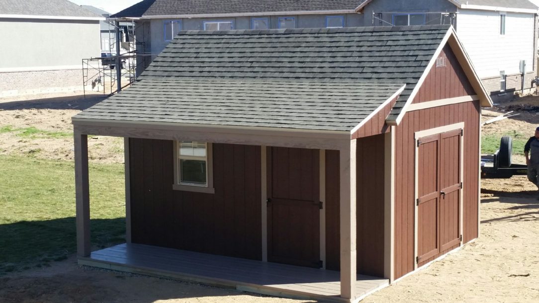 West Haven Orchard Shed with Overhang Utah Sheds